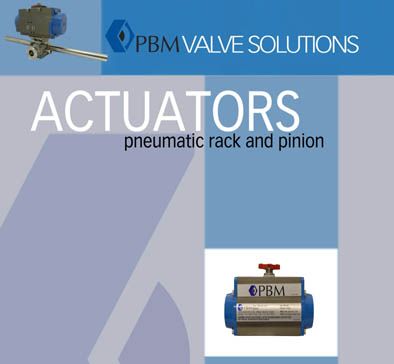 Pneumatic Rack & Pinion Actuators